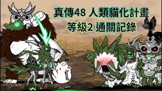 【貓咪大戰爭】真傳48 等級2通關記錄