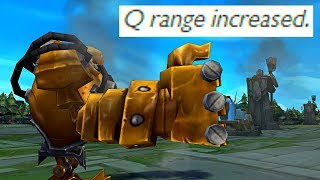 New LONGER Blitzcrank Q! Testing New Grab Spots!