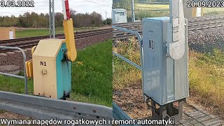 SSP Cegłów ul. Mickiewicza - wymiana napędów rogatkowych oraz remont automatyki