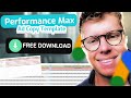 Google Ads Performance Max Ad Copy Template (2024 update)