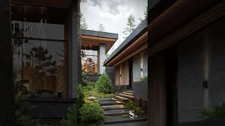 Japanese motifs in the architectural design of a cottage by Studia 54 #japanesestyle