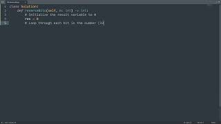 Leetcode 190. Reverse Bits in Python | Python Leetcode | Python Coding Tutorial | Python Coding ASMR