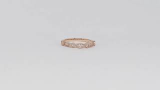 14K Rose Gold Chic Diamond Ring (0.37 ct. tw.)