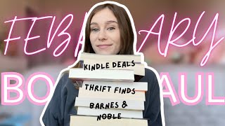 trying to defeat my reading slump with retail therapy | my february book haul