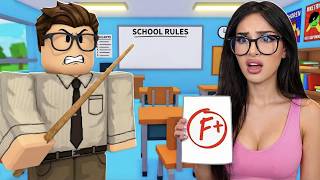 I FAILED My Math Test On Roblox