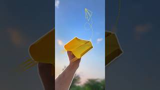 Worlds Best Paper Glider 🚀 #shorts #diy #papercraft #viral #youtubeshorts