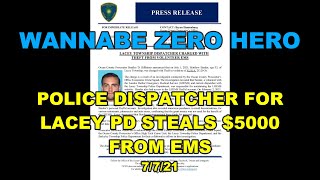 Lacey Twp Police Dispatcher Steals Almost $5000 From EMS 7/7/21