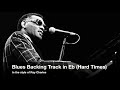 blues backing track in eb. in the style of ray charles hard times