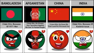 Why Countries Love or Hate Pakistan - Reaction From Different Countries | Data Assembled