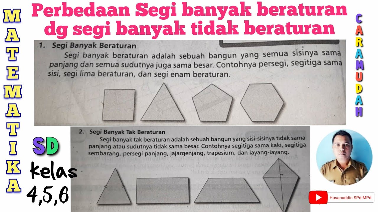 Perbedaan Segi Banyak Beraturan Dengan Segi Banyak Tidak Beraturan ...