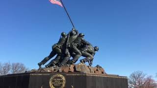 The Iwo Jima Memorial - sculptor - Felix de Weldon - by Dan Gritsko