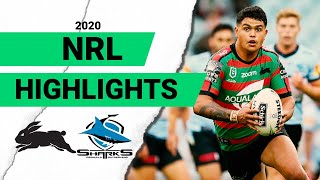 Rabbitohs v Sharks Match Highlights | Round 1 NRL 2020 | National Rugby League