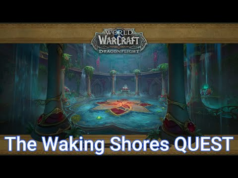 The shadow of his wings. Alliance/Horde. WoW quest. Dragon Islands. The waking shores.