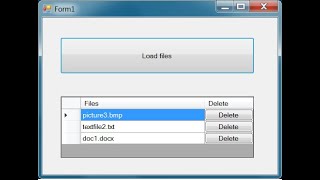 VB datagridview with delete button