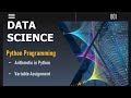 Lesson 1: Python Basics: Math Operations and Variable Assignment | Data Science Series