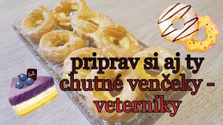 príprava veterníkov s vanilkovo - mascarpónovým krémom, celý postup, recept, pečieme s láskou ♡