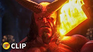 Hellboy Wields Excalibur - Hell on Earth Scene | Hellboy (2019) Movie Clip HD 4K