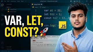 JavaScript Variables Tutorial 🚀 | var vs let vs const Differences