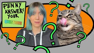 Penny the talking cat had a LOT to say in our interview!