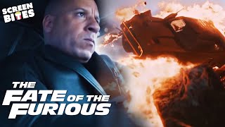 THIS IS FOR MY SON!'' | Dom Destroys Cipher's Convoy | The Fate Of The Furious (2017) | Screen Bites