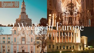 【ヨーロッパ周遊旅行】2 Weeks in Europe  | リトアニア第二の都市カウナス旧市街で大聖堂、旧市庁舎周辺を散策 | Kaunas, Lithuania | Ep.8