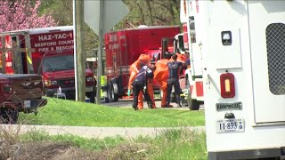 Hazmat incident in Bedford left two first responders, two plant workers hospitalized