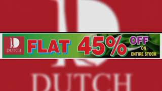 Dutch Heel give Flat 45% off Aug/23