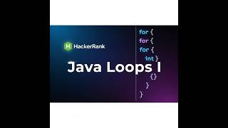 HackerRank Java Loops I #coding #programming #javaprogramming #hackerrank #beginners