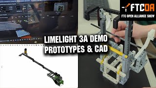 Limelight 3A Demo | Climber and Claw Prototypes | CAD | 12736 Electric Mayhem Green FTC OA Show