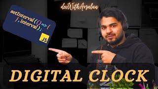 "Building a Dynamic Digital Clock with HTML, CSS, and JavaScript Tutorial"