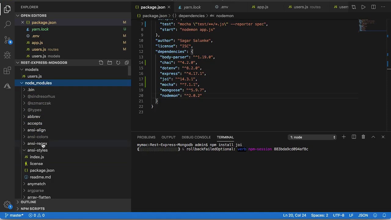 How To Install Nodejs Packages Using Npm And Yarn Youtube