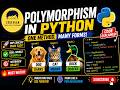 Polymorphism in Python Explained 🔥 | One Method, Many Forms!