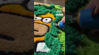 Rug tufting Simpsons edition 😮‍💨 #tufting #rugs #simpsons @ruggybagystudio