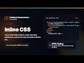 Inline CSS - HTML Styling Foundation | FullStack Masterclass HTML Course