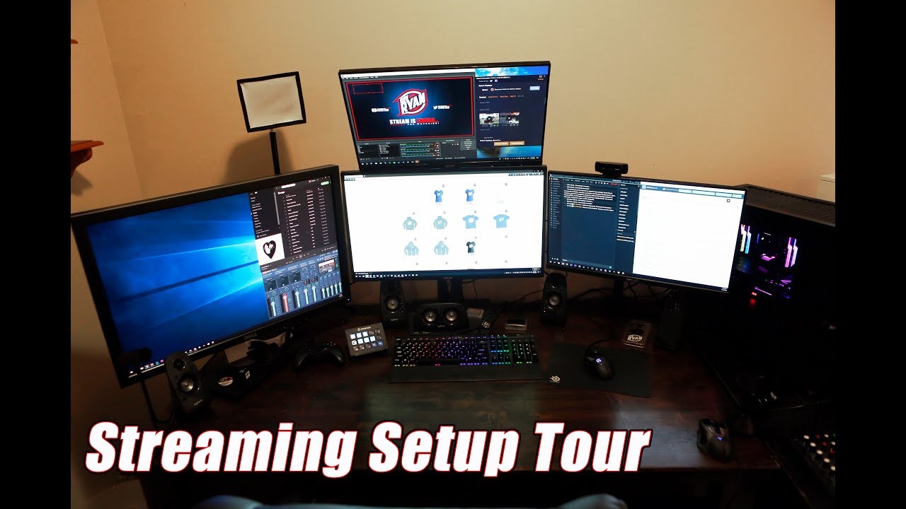 My Streaming Setup Tour Youtube