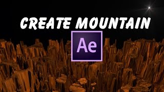 Create Mountain Tutorial | Trapcode Mir | After Effects