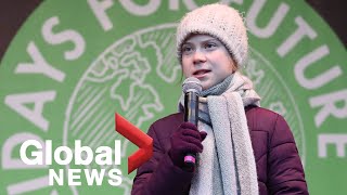 Greta Thunberg joined by 60,000 at Hamburg climate protest