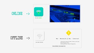 check internet is connected or not using css and vanilla javascript