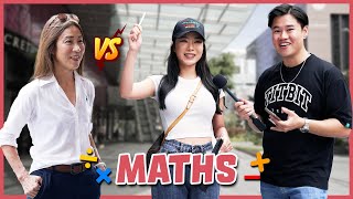 We Tested Singaporeans on MATHEMATICS with a $205 Reward! | Juniors vs. Seniors