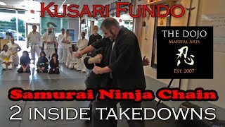 Two Inside (Ura) Samurai Ninja Kusari Fundo Chain Grapple Options