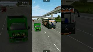 Orange Travels Volvo B11R Celeste Crashed Police 🚓 #viral #shorts #short #shots #trending #youtube