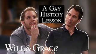 Will Teaches Gay History to his Young Date (Ben Platt) | Will \u0026 Grace '17