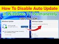 How To Disable Windows 11 Automatic Updates Permanently | Turn Off Automatic Update in Windows 11