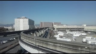 【多摩都市モノレール線】立川南～上北台間、左側車窓