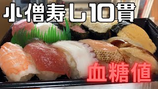 小僧寿し１０貫の血糖値を検証！