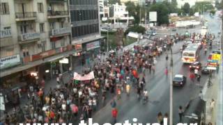 thestival.gr - Αγανακτισμένοι πορεία 21-6-2011