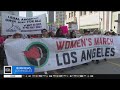 Women's March Action hosts a rally downtown LA for reproductive rights