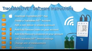 Discover the software instructions of TraceableLIVEā¢