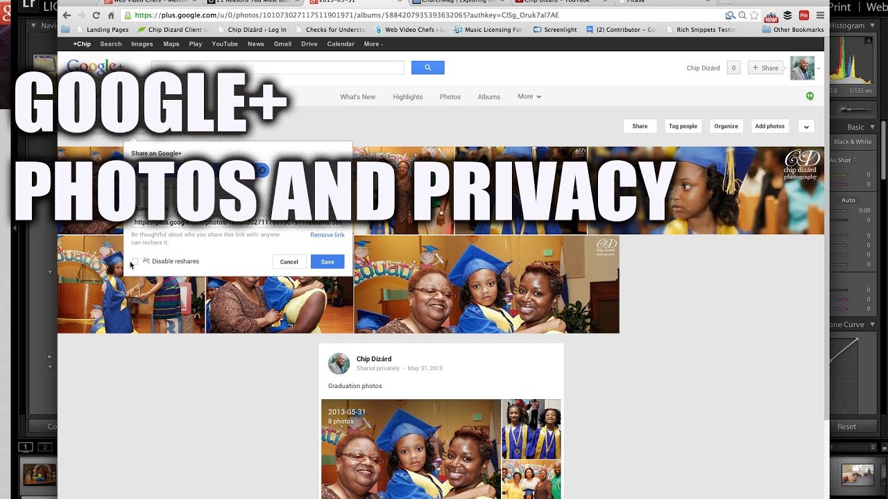 How To Manage Photo Privacy With Google+ Photo Albums - YouTube