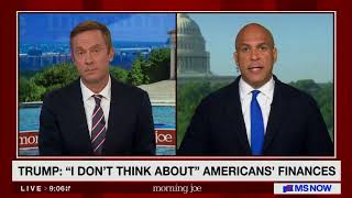 Cory Booker: Trump Cares More about Himself than Making Things Affordable Full Interview